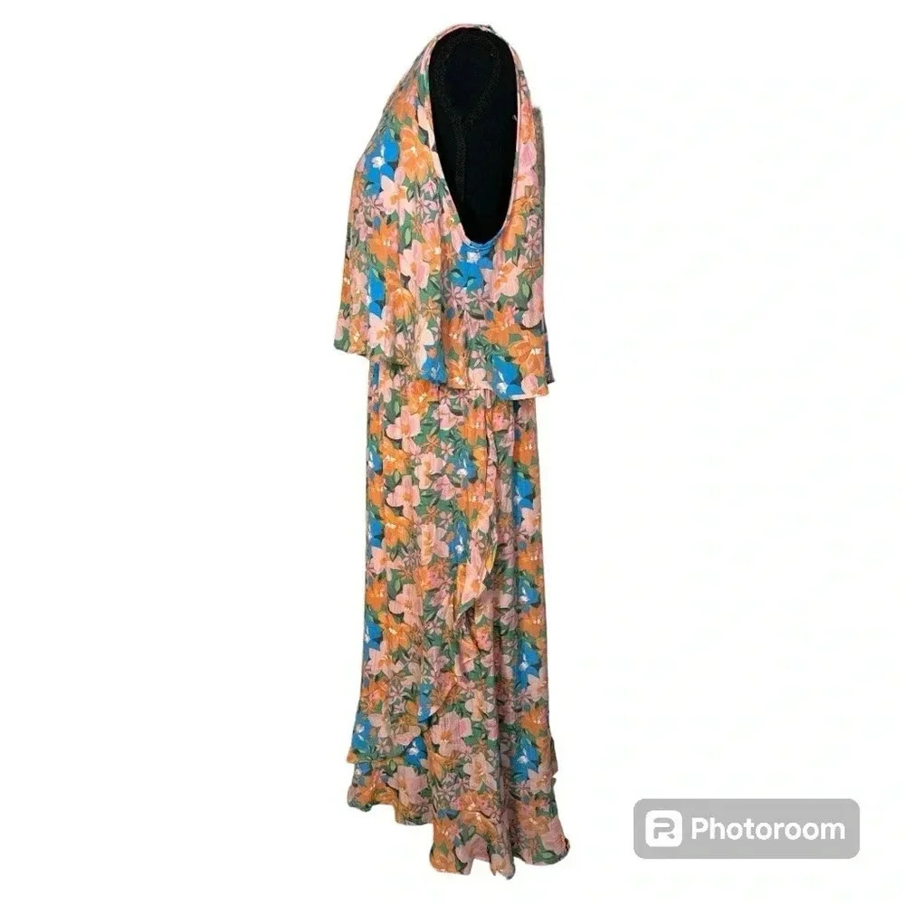 Marissa Olivia Floral Flowey Maxi Dress size XL - Picture 12 of 12
